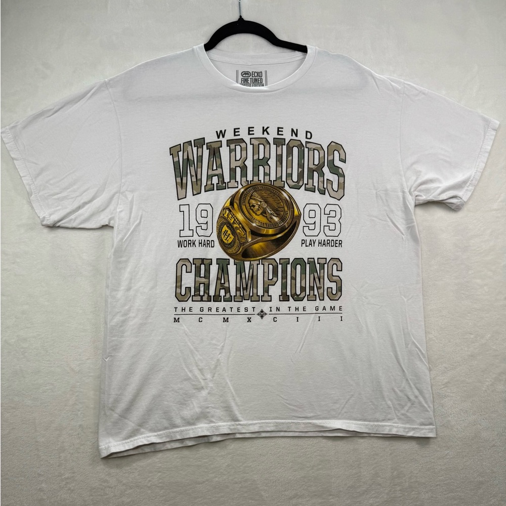 Ecko Unltd Camo Champions T-shirt Size XL men’s Y2K Streetwear 90’s